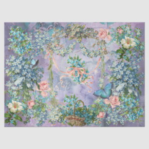 Vintager Frühlingsauschuss Seidenpapier