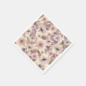 Vintager Frühlingsflor Serviette (Ecke)