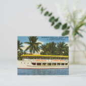 Vintager Ft. Lauderdale Beach, Florida Postkarte (Stehend Vorderseite)