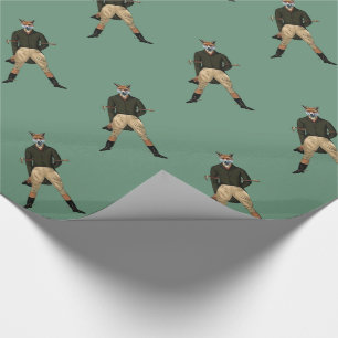 Vintager Fuchs Geschenkpapier