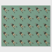 Vintager Fuchs Geschenkpapier (Flach)