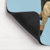 Vintager Fuchs Mousepad (Ecke)