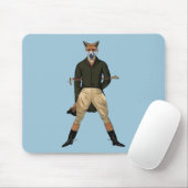 Vintager Fuchs Mousepad (Mit Mouse)