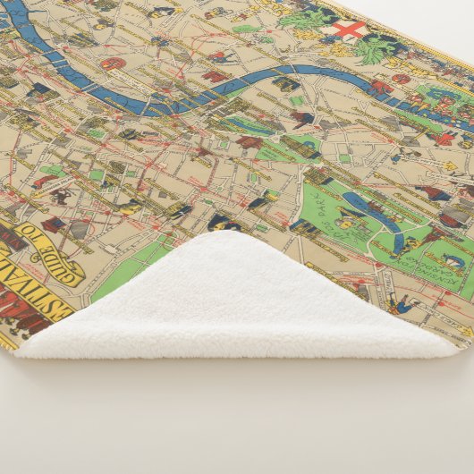 Vintager Führer nach London Sherpadecke (3/4)