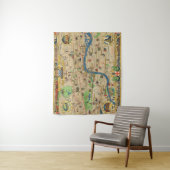 Vintager Führer nach London Wandteppich (Beispiel)