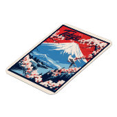 Vintager Fuji, Japan Travel Magnet (Linke Seite)