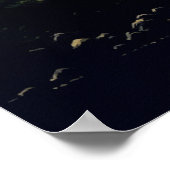 Vintager Fuji Japanisches Kunstdruckposter Poster (Ecke)