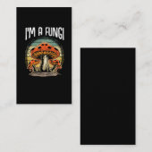 Vintager Fungi-Mushrooms-Sammlerpuffer Visitenkarte (Vorne/Hinten)
