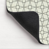 Vintager Funk Geometric Mousepad, Elfenbein Mousepad (Ecke)