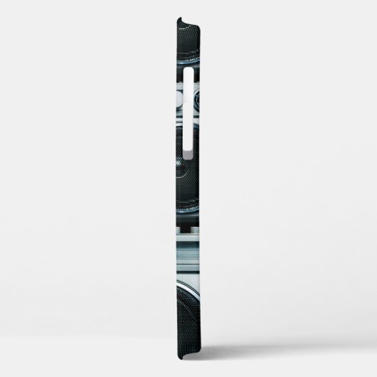 Vintager Funkboomkasten Case-Mate iPhone Hülle (Rückseite / Links)