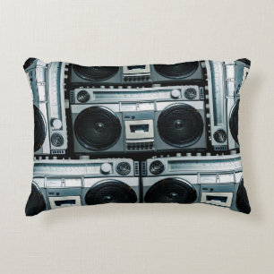 Vintager Funkboomkasten Dekokissen