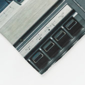 Vintager Funkboomkasten Fleecedecke (Ecke)