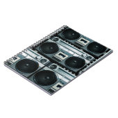 Vintager Funkboomkasten Notizblock (Linke Seite)