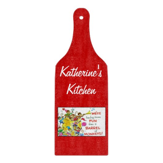 Vintager Funke Schneidebrett (Vorderseite)