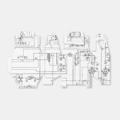 Vintager Funksender Geschenkschachtel (Ungefaltet)