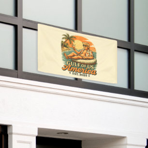 Vintager Funny Trump - Amerikas Golf 2025 Banner