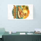 Vintager Funny Trump - Amerikas Golf 2025 Banner (Messeveranstaltung)