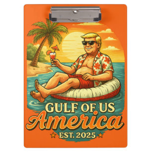 Vintager Funny Trump - Amerikas Golf 2025 Klemmbrett