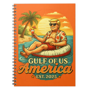 Vintager Funny Trump - Amerikas Golf 2025 Notizblock