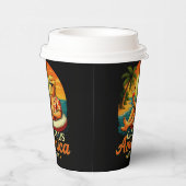 Vintager Funny Trump - Amerikas Golf 2025 Pappbecher (Rechts)