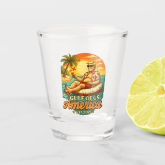 Vintager Funny Trump - Amerikas Golf 2025 Schnapsglas