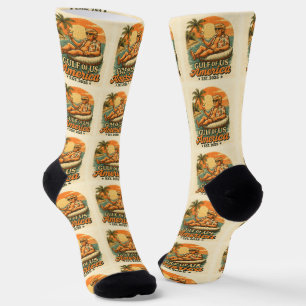 Vintager Funny Trump - Amerikas Golf 2025 Socken