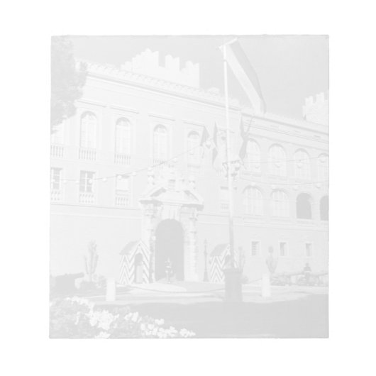 Vintager Fürstentum Monaco Fürstentum Fürstentum 1 Notizblock (Vorderseite)