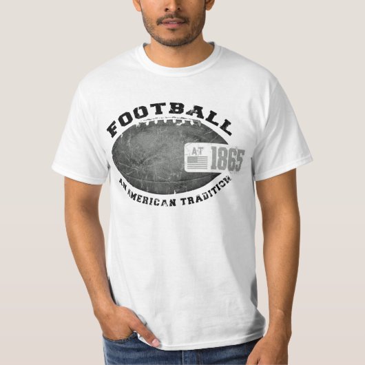 Vintager Fußball: Amerikanische T-Shirt (Vorderseite)