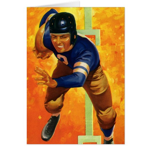 Vintager Fußball-Fußball-Rückspiel (Vorne)