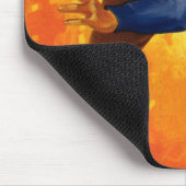 Vintager Fußball-Fußball-Rückspiel Mousepad (Ecke)