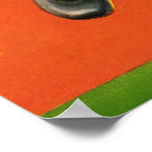 Vintager Fußball-Fußball-Rückspiel Poster (Ecke)