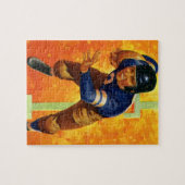 Vintager Fußball-Fußball-Rückspiel Puzzle (Horizontal)