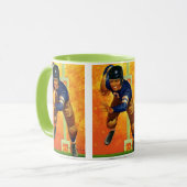 Vintager Fußball-Fußball-Rückspiel Tasse (Vorderseite Links)