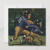 Vintager Fußball, Kinder, Sportler (Vorderseite)