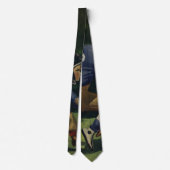 Vintager Fußball, Kinder, Sportler Krawatte (Rückseite)