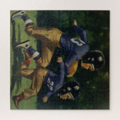 Vintager Fußball, Kinder, Sportler Puzzle (Horizontal)