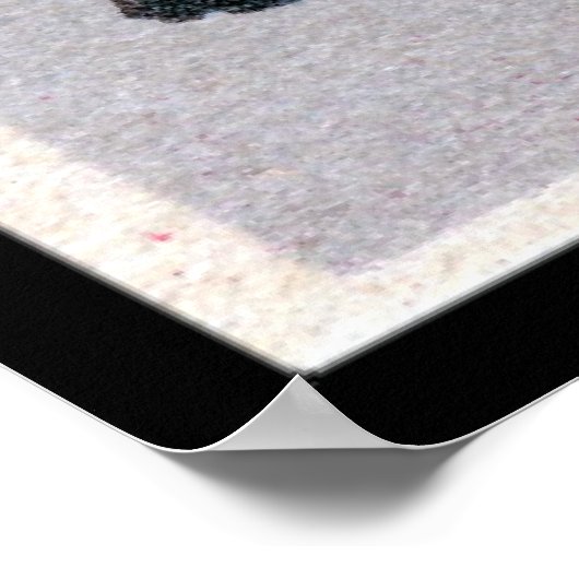 Vintager Fußball Poster (Ecke)