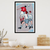 Vintager Fußball Poster (Küche)