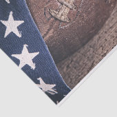 Vintager Fußball Seidenpapier (Ausschnitt)