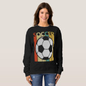 Vintager Fußballball Sweatshirt (Vorne ganz)