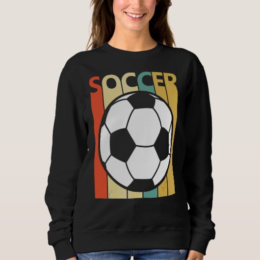 Vintager Fußballball Sweatshirt (Vorderseite)