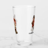 Vintager Fußballspieler Glas (Rechts)