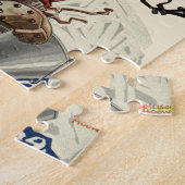 Vintager Fußballspieler Puzzle (Seite)