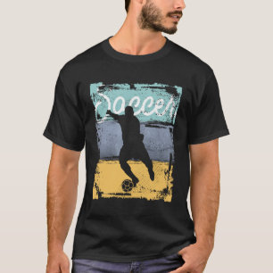 Vintager Fußballspieler T-Shirt