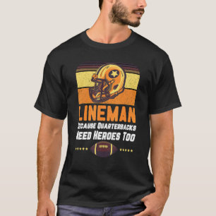 Vintager Fußballspieler, weil Quarterback benötigt T-Shirt