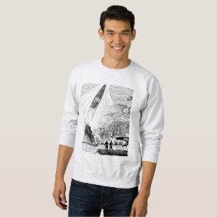 Vintager Futurismus: Erforschung der exotischen Gr Sweatshirt