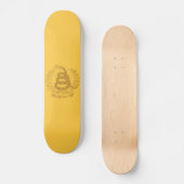 Vintager GadsdenSkateboard Skateboard (Vorderseite)