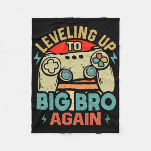 Vintager Gamer-Bruder, bis zum Großen Bro Fleecedecke