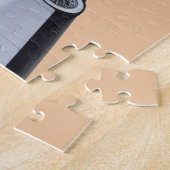 Vintager Garagen-Jaguar Puzzle (Seite)