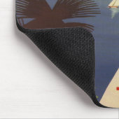 Vintager Gardasee Riva Torbole Italien Tourismus Mousepad (Ecke)